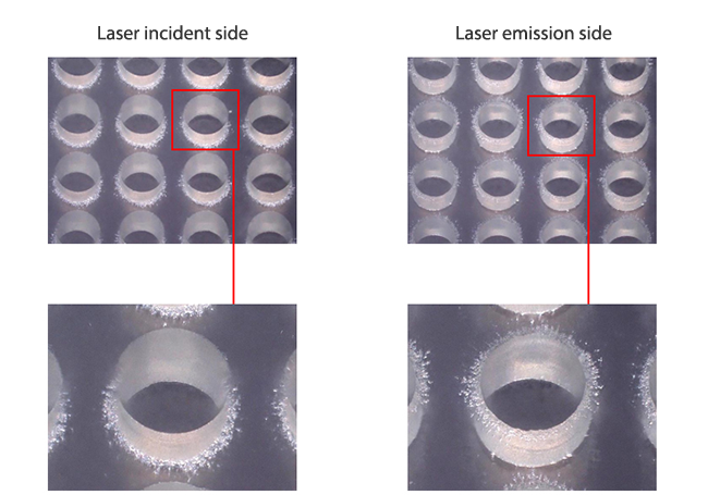 Quartz glass Hole drilling