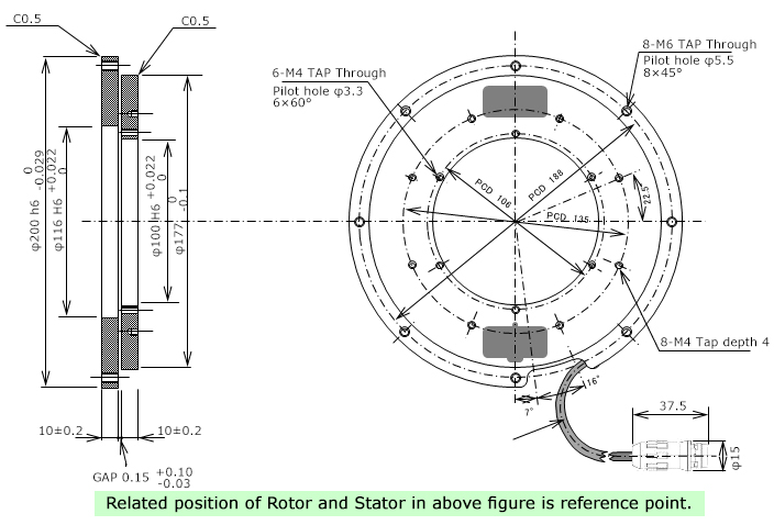 Dimensions of MPZA-10036A