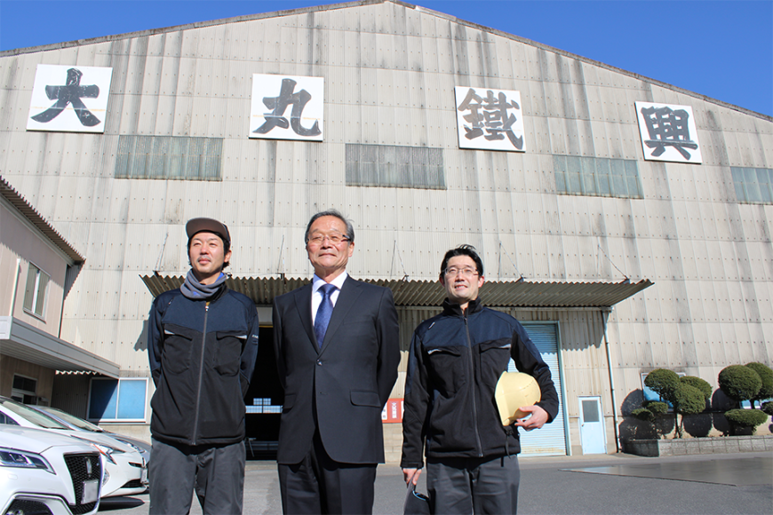 左から酒井様、太田社長、太田専務
