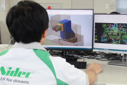 機械設計の様子
