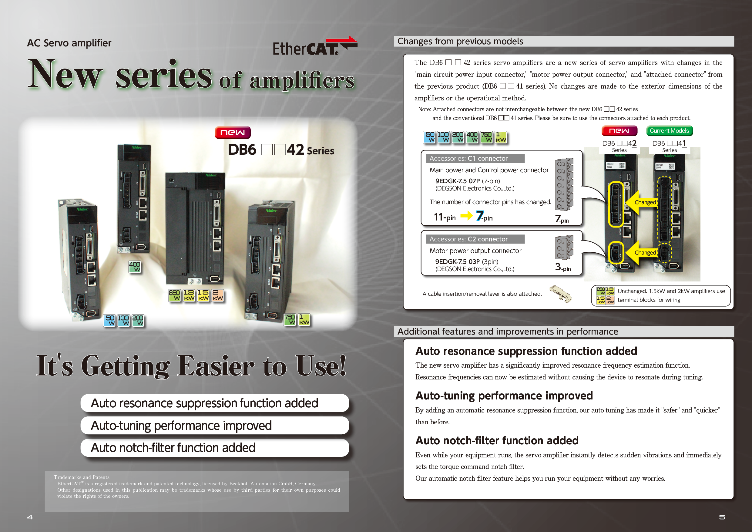 Servo Motor Features Summary 2