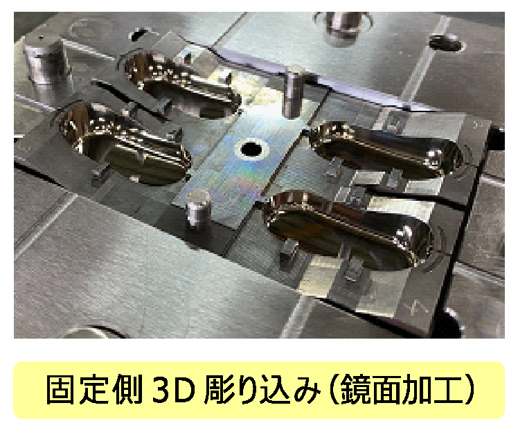 固定側3D彫り込み