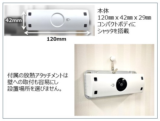 コンパクトなボディ