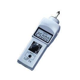 ハンドヘルド型 接触タイプ(LCD表示) デジタル回転速度計 DT-105N(6型ホイル付き) / DT-105NS(12型ホイル付き)