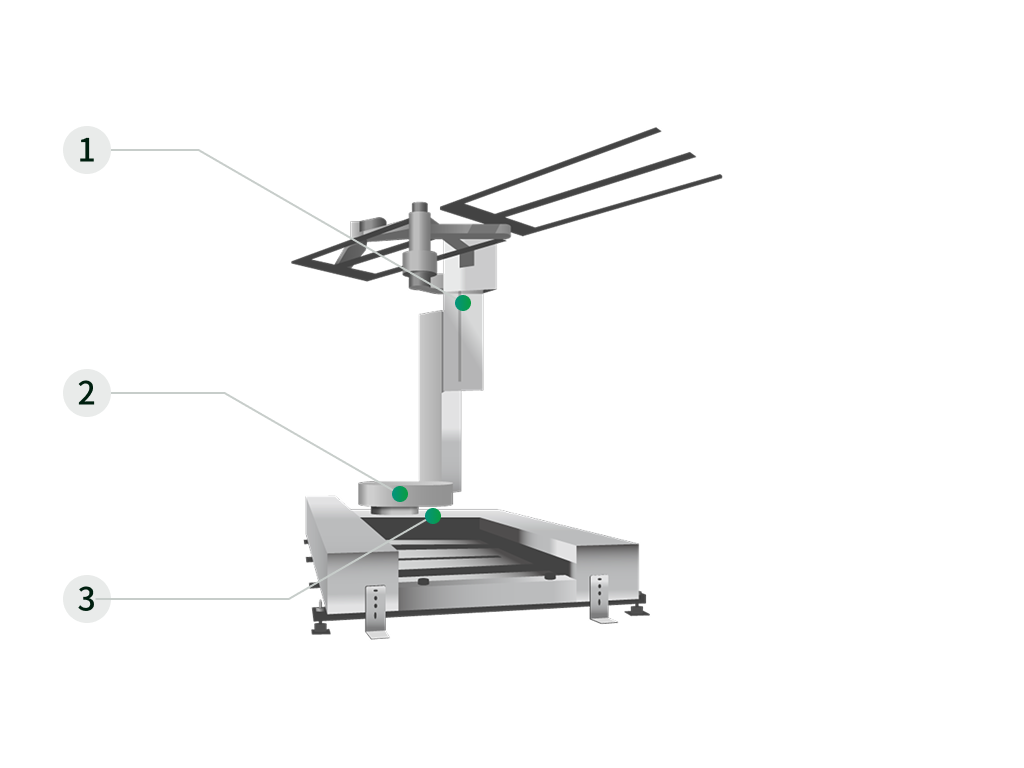 Liquid crystal glass transfer robot