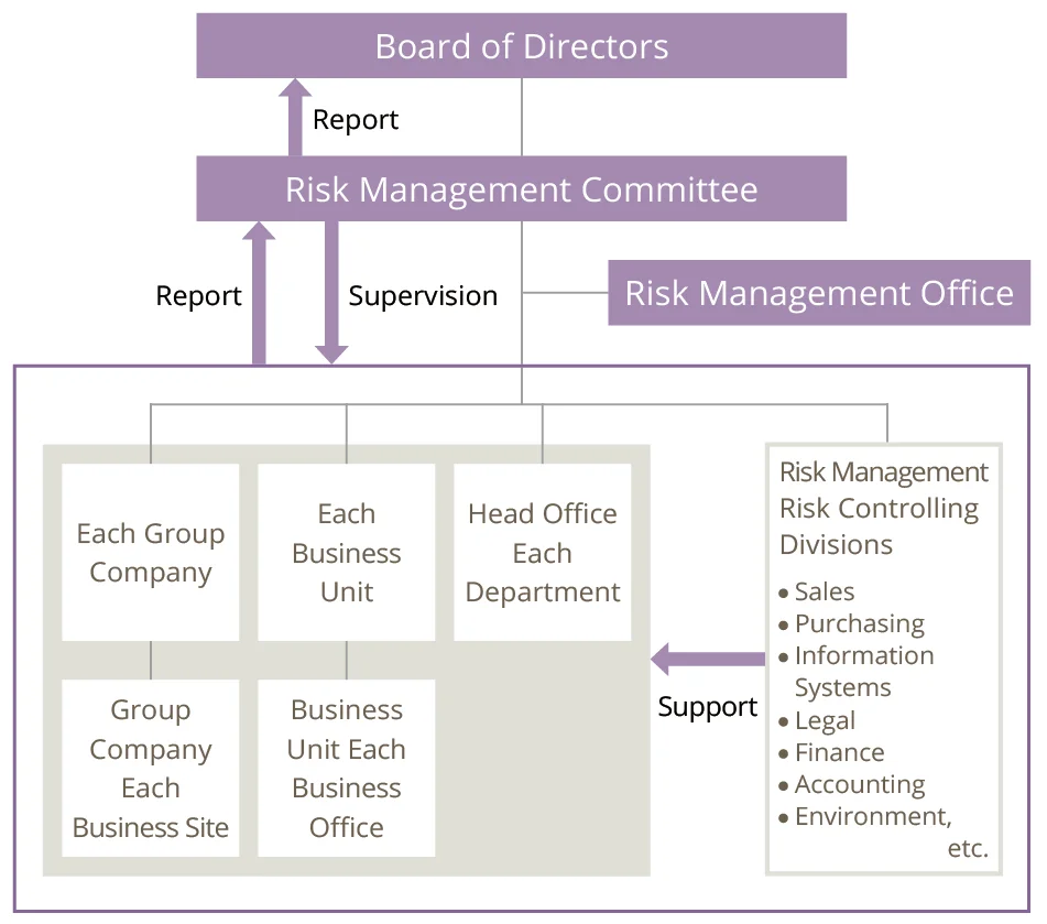 Risk Management System Chart